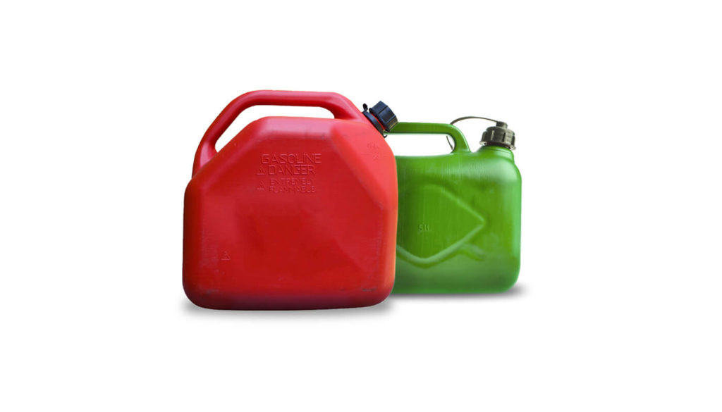 Plastic jerry cans